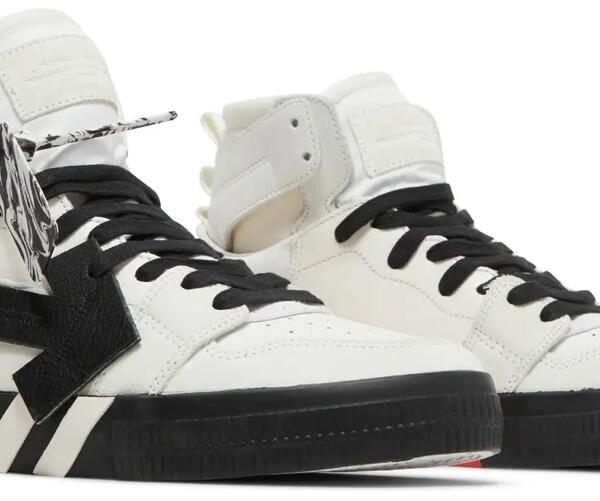 Off-White Vulc Sneaker High 'White Black'